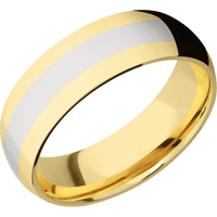 14K Yellow Gold + Polish Finish