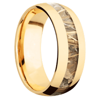 10K Yellow Gold + Polish Finish