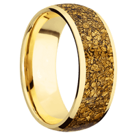 18K Yellow Gold + Polish Finish