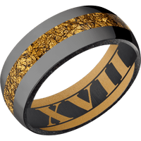 Zirconium + Polish Finish + Gold