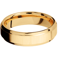 14K Yellow Gold + Crosssatin , Polish Finish