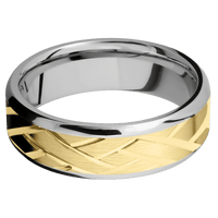 14K White Gold + Polish , Polish Finish