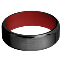 Zirconium + Satin , Polish Finish + USMC Red