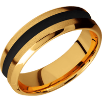 22K Yellow Gold + Sand , Polish Finish