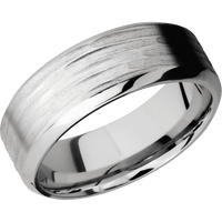 18K White Gold + Treebarkh , Polish Finish