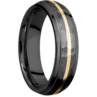 Zirconium + Hammer , Polish Finish