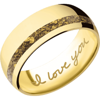 14K Yellow Gold + Polish , Polish Finish