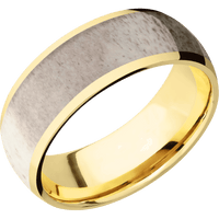 18K Yellow Gold + Polish Finish