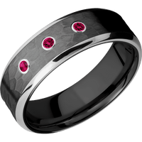 Zirconium + Hammer , Polish Finish