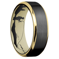 Zirconium + Satin , Polish Finish + Bright Nickel