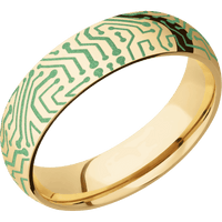 10K Yellow Gold + Polish Finish
