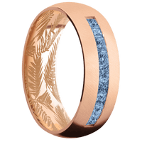 14K Rose Gold + Anglesatin Finish