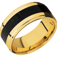 18K Yellow Gold + Polish , Polish Finish