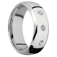 14K White Gold + Polish , Polish Finish