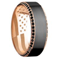 10K Rose Gold + Polish , Polish Finish
