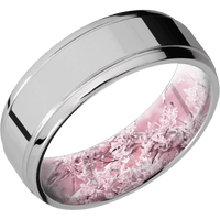 Titanium + Polish , Polish Finish + King's Pink