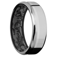 Titanium + Polish , Polish Finish + Black