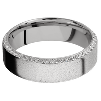Palladium Silver + Anglestone , Polish Finish