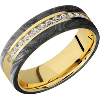 10K Yellow Gold + Satin Finish