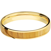 10K Yellow Gold + Polish Finish