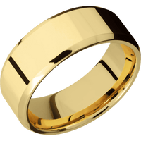 14K Yellow Gold + Polish , Polish Finish