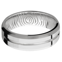 10K White Gold + Polish , Polish Finish