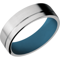 Cobalt Chrome + Satin , Bead Finish + Royal Blue
