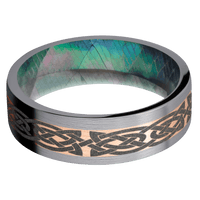 Tantalum + Satin Finish + Black Mother of Pearl