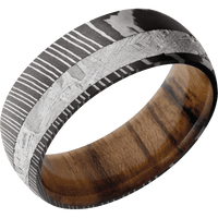 Damascus + Acid Finish + Teak