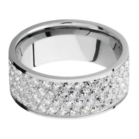 14K White Gold + Polish Finish