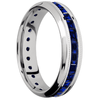 14K White Gold + Polish , Polish Finish