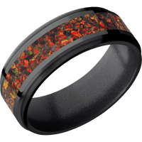 Zirconium + Polish , Satin Finish + Dark Grey