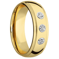 14K Yellow Gold + Polish , Polish Finish