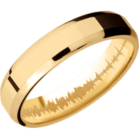 14K Yellow Gold + Polish , Polish Finish