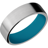Titanium + Satin Finish + Sea Blue