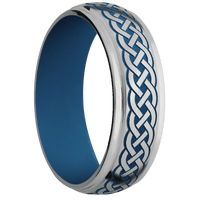 Cobalt Chrome + Satin , Polish Finish + Ridgeway Blue
