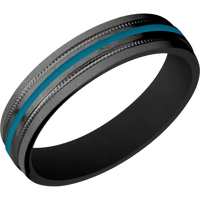 Zirconium + Hammer , Bead Finish + Black