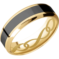 10K Yellow Gold + Polish , Polish Finish