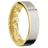 14K Yellow Gold + Polish Finish
