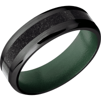 Zirconium + Satin , Polish Finish + Eastern Green