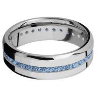 14K White Gold + Polish , Polish Finish