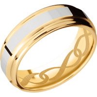 14K Yellow Gold + Polish , Polish Finish