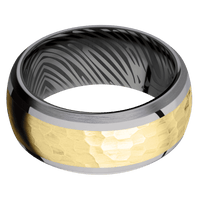 Tantalum + Polish , Satin Finish + Zirconium