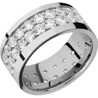 10K White Gold + Polish Finish