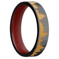 Zirconium + Polish Finish + Crimson