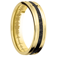 14K Yellow Gold + Polish , Polish Finish