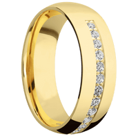 10K Yellow Gold + Polish Finish
