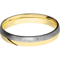 14K Yellow Gold + Polish Finish