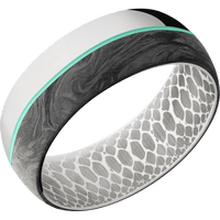 10K White Gold + Polish Finish + White