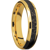 18K Yellow Gold + Polish , Polish Finish